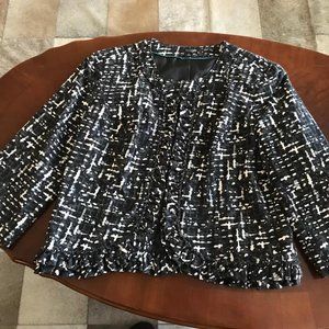 Black / White/ Grey Women's Blazer